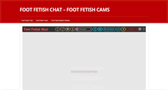 Desktop Screenshot of footfetishchat.com