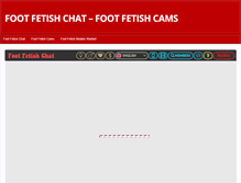 Tablet Screenshot of footfetishchat.com